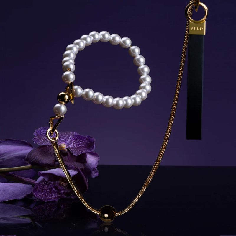 Повідець з італійською шкірою UPKO Moist Eyes Leash, 63 см вид 3