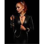 Поводок с итальянской кожей UPKO Moist Eyes Leash, 63 см вид 10