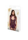 Платье LACE KEYHOLE MINI DRESS PURPLE, S/M вид 4