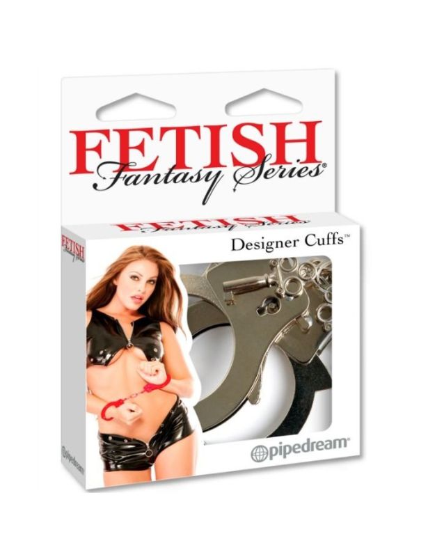 Наручники металеві Pipedream Fetish Fantasy Series Designer Сuffs, Silver вид 2