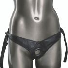 Трусики для страпона Universal Love Rider Platinum Harness, кожзам, черные вид 3