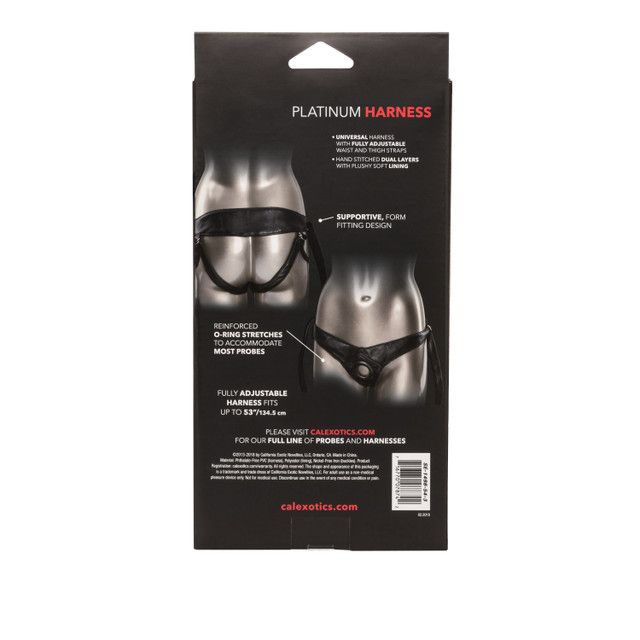 Трусики для страпону Universal Love Rider Platinum Harness, шкірозамінник, чорні вид 5