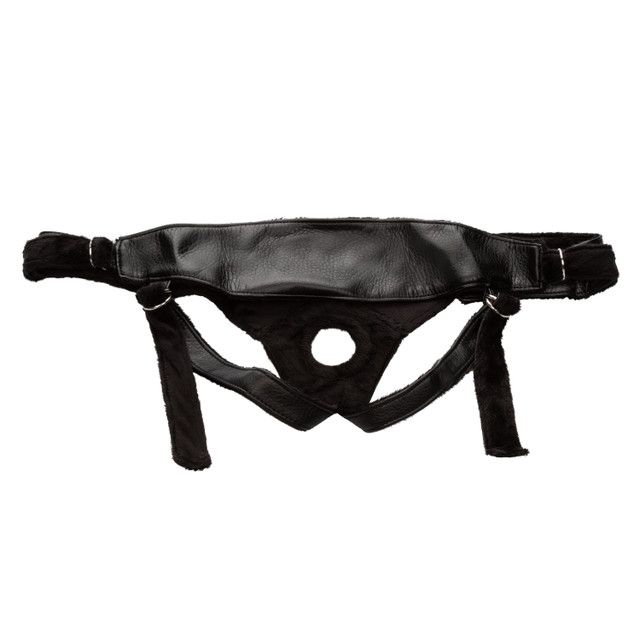 Трусики для страпона Universal Love Rider Platinum Harness, кожзам, черные вид 7