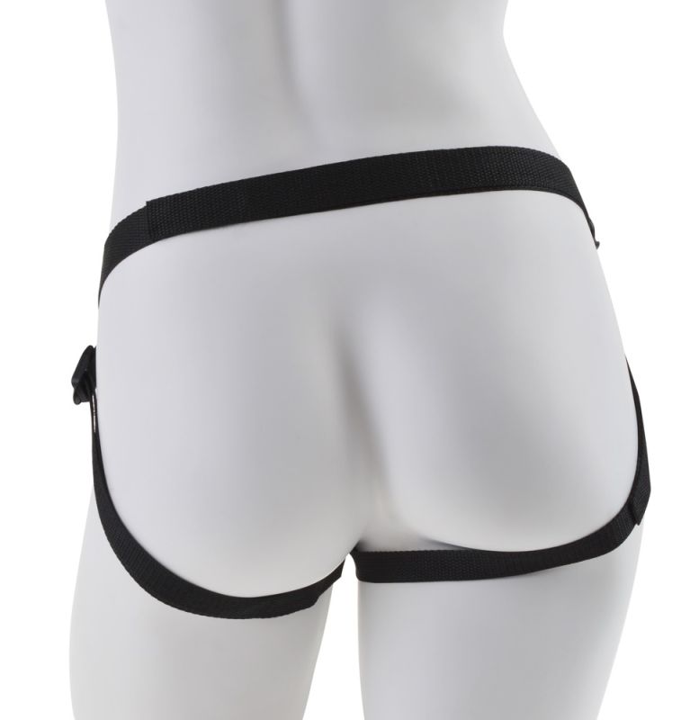 Страпон Pipedream Fetish Fantasy Gold на трусиках, чорний вид 6