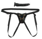 Страпон Pipedream Fetish Fantasy Gold на трусиках, черный вид 8