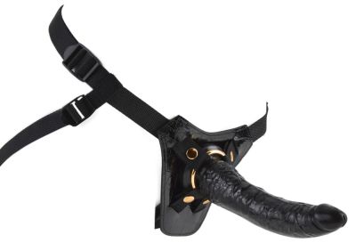Страпон Pipedream Fetish Fantasy Gold на трусиках, черный