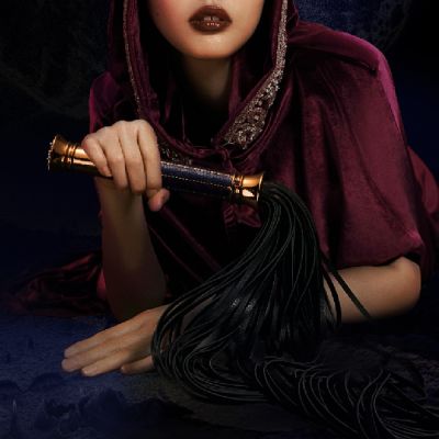 Флогер з італійської шкіри UPKO Black Label Collection, ручна робота