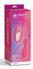 Віброяйце з пультом керування Chisa M-Mello Dual Play Dong Bullet, рожеве вид 8