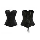 Корсет еротичний UPKO розмір S, атласний, чорний вид 7
