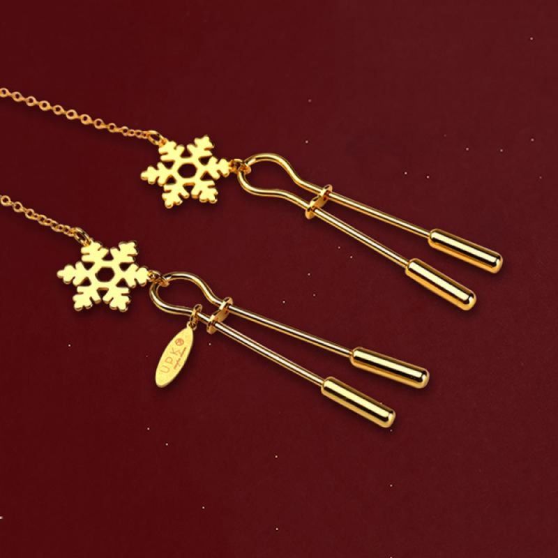 Затискачі на соски UPKO Сніжинки вид 2