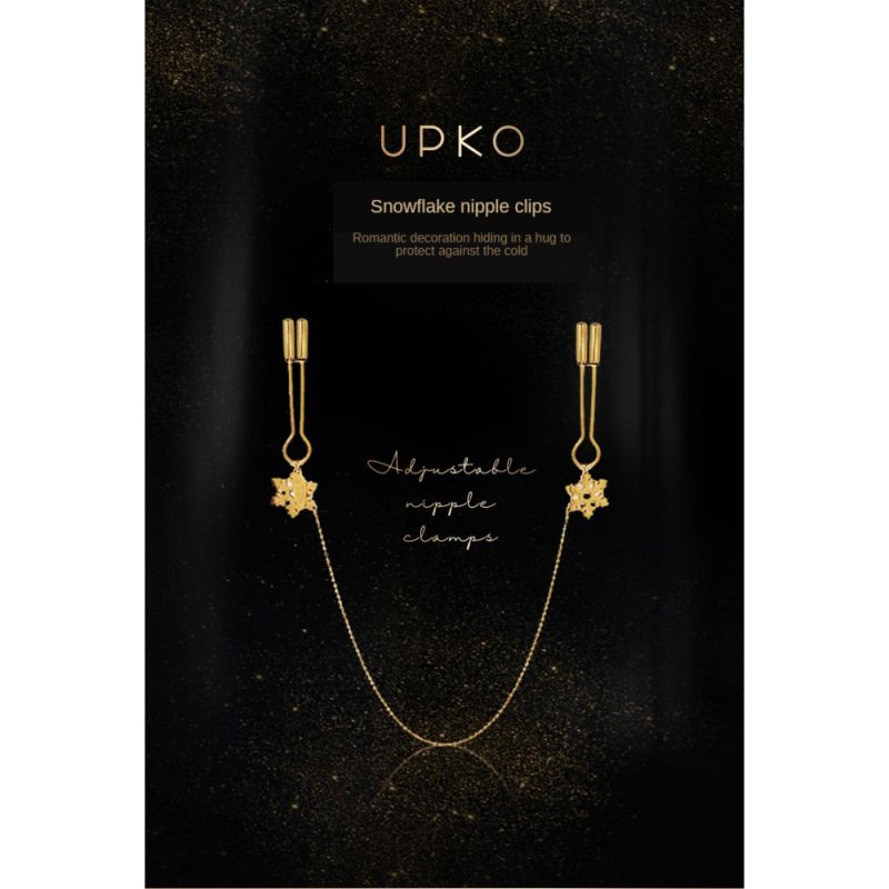 Затискачі на соски UPKO Сніжинки вид 8