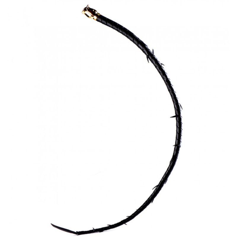 Батіг "Роза" з шипами від UPKO з італійської шкіри вид 3