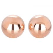 Вагінальні кульки CalExotics Climax Weighted Kegel Balls Nickel-Free - Rose Gold