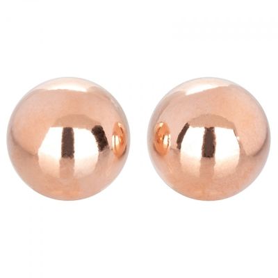 Вагінальні кульки CalExotics Climax Weighted Kegel Balls Nickel-Free - Rose Gold