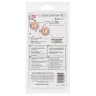Вагинальные шарики CalExotics Climax Weighted Kegel Balls Nickel-Free - Rose Gold вид 5