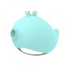 Вакуумний стимулятор клітора у вигляді рибки BOSS SERIES RACHEL з вібрацією, блакитний вид 2