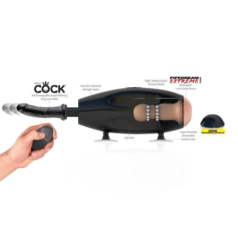 Секс-машина для двоих Pipedream Fetish Fantasy Extreme на присосках с держателем для телефона вид 5