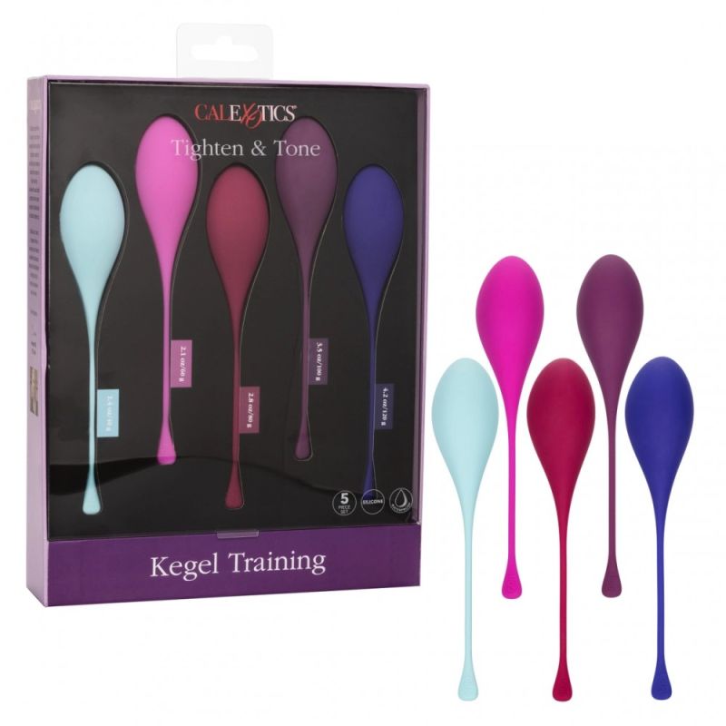 Набір вагінальних кульок California Exotics Kegel Training 5-Piece Set вид 2