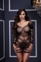 Мини платье с длинным рукавом Longsleeve Lace Mini Dress Baci Lingerie, OS