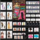 Мини платье со стразами Leg Avenue Rhinestone Skeleton з рукавами, S вид 5