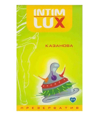 Презерватив с усиками Intim Lux Казанова латексный (цена за упаковку, 1 шт.)