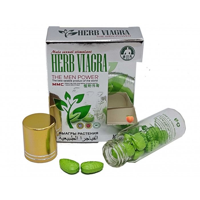Таблетки для потенції Herb Viagra за 1 упаковку (10табл.) вид 2