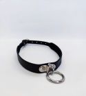 Нашийник з кільцем Collar black with ring вид 2
