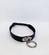 Ошейник с кльцом Collar black with ring