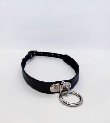 Ошейник с кльцом Collar black with ring