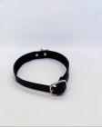 Ошейник с кльцом Collar black with ring вид 3