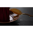 Скребок-ложка для воску низькотемпературної свічки UPKO золотий вид 6