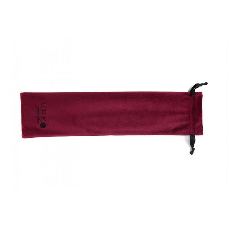 Флоггер (плетка) итальянская кожа UPKO с позолотой, черный вид 9