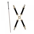 Шафа-валіза для БДСМ аксесуарів Upko, з італійської шкіри, чорна, 14 предметів вид 9