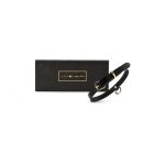 Тонкий нашийник (чокер) з італійської шкіри, чорного кольору, Thin UPKO вид 8