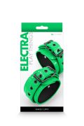Фиксаторы на ноги NS Novelties Electra Play Things Wrist Cuffs, зеленый неон
