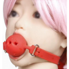 Кляп силиконовый DS Fetish Silicone gag M red вид 5