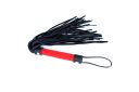 Флоггер DS Fetish Flogger black/red suave