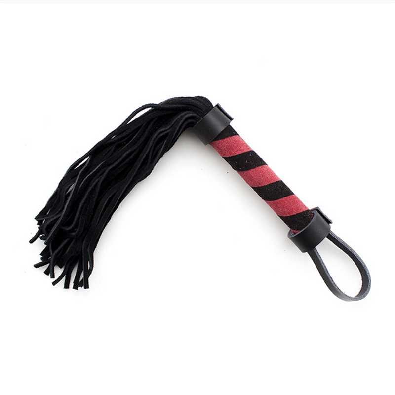 Флоггер DS Fetish Leather flogger M black вид 2