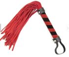 Флоггер DS Fetish Leather flogger M red вид 2