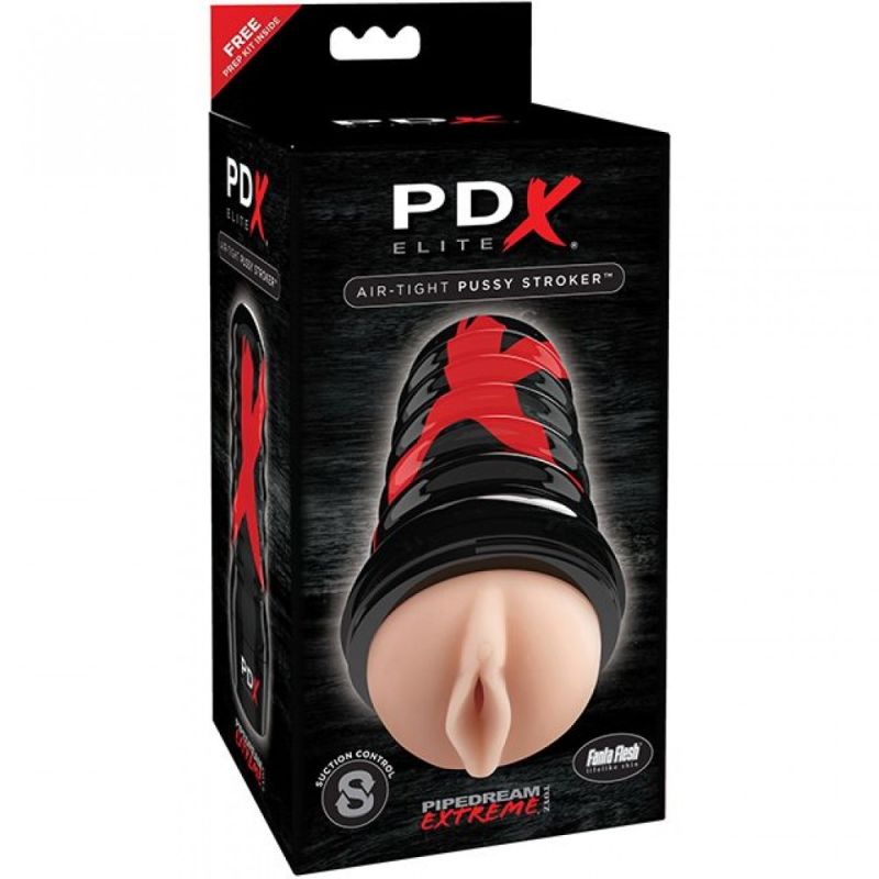 Мастурбатор вагина в колбе Pipedream PDX Elite Air Tight Pussy Stroker вид 2