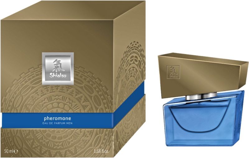Духи з феромонами чоловічі SHIATSU Pheromone Fragrance men darkblue, 50 мл вид 6