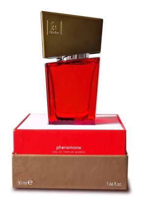 Духи с феромонами женские SHIATSU Pheromone Fragrance women red, 50 мл
