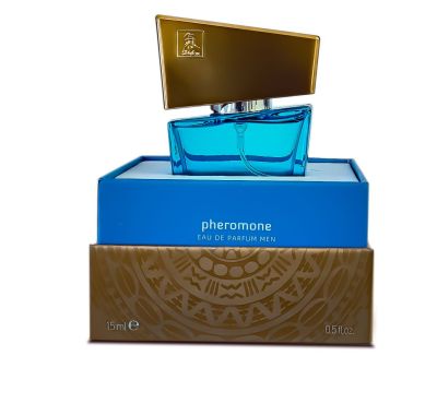 Духи з феромонами чоловічі SHIATSU Pheromone Fragrance men lightblue, 15 мл