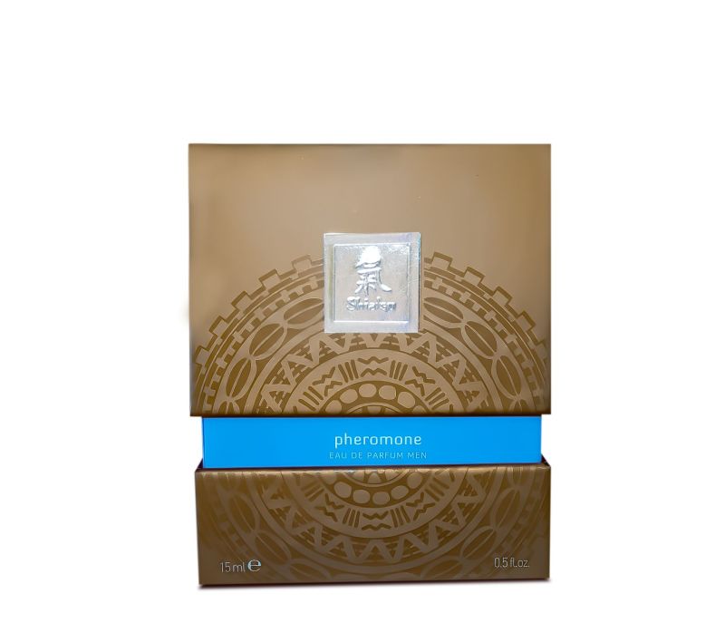 Духи з феромонами чоловічі SHIATSU Pheromone Fragrance men lightblue, 15 мл вид 6