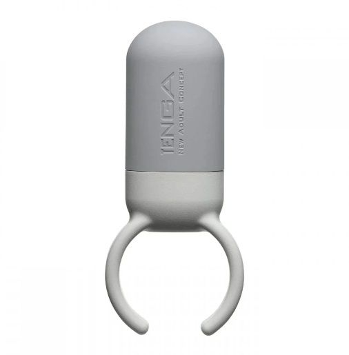 Эрекционное кольцо с вибрацией TENGA SVR one -Сірий вид 2