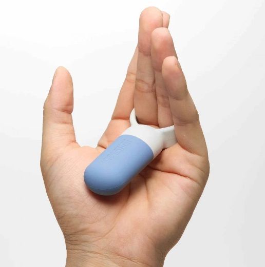 Эрекционное кольцо с вибрацией TENGA SVR one -Сірий вид 5