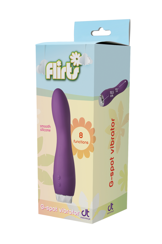 Вібратор Dream Toys FLIRTS G-SPOT VIBRATOR PURPLE вид 7
