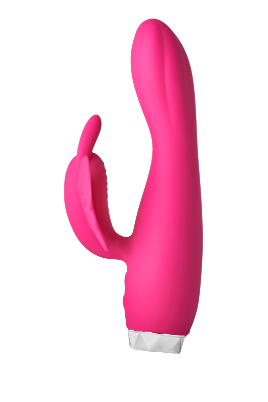 Вибратор кролик в виде Бабочки Dream Toys Flirts Butterfly, розовый, 17 см х 3 см вид 4