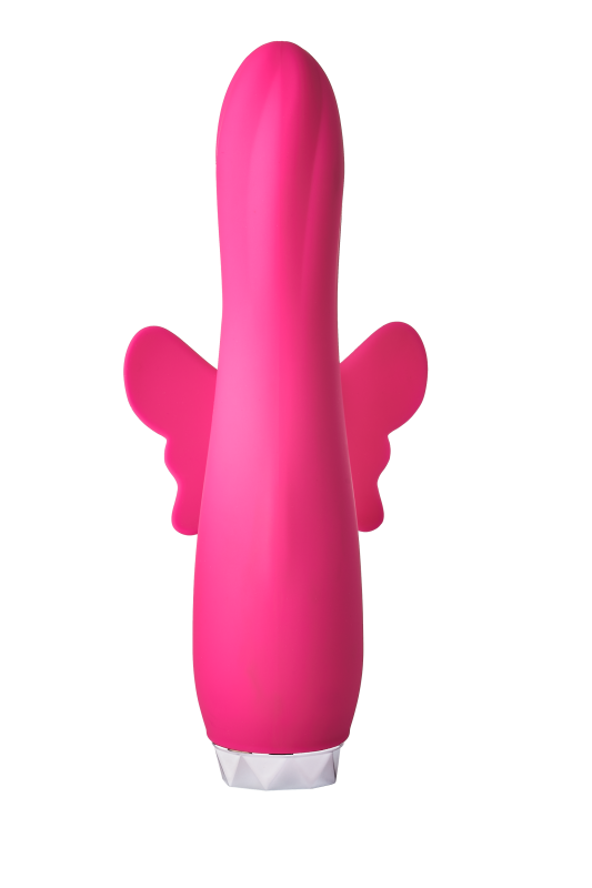 Вибратор кролик в виде Бабочки Dream Toys Flirts Butterfly, розовый, 17 см х 3 см вид 5