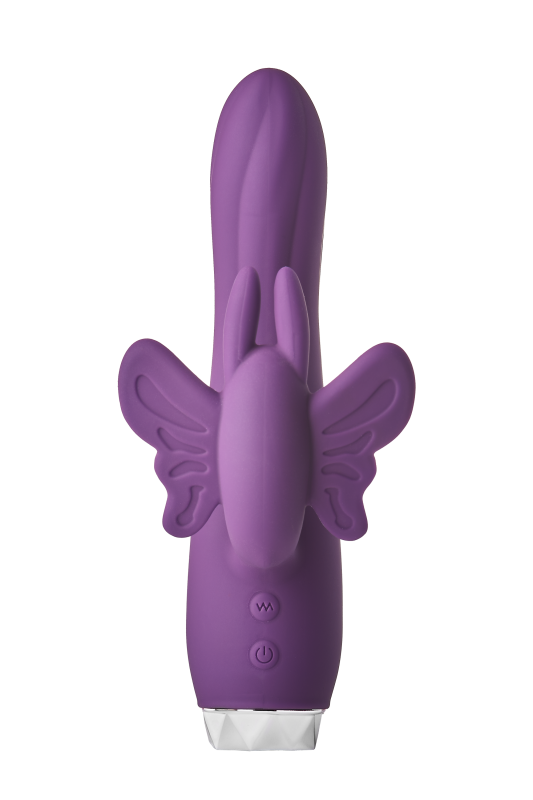 Вибратор-кролик в виде Бабочки Dream Toys Flirts Butterfly, фиолетовый, 17 х 3 см вид 3